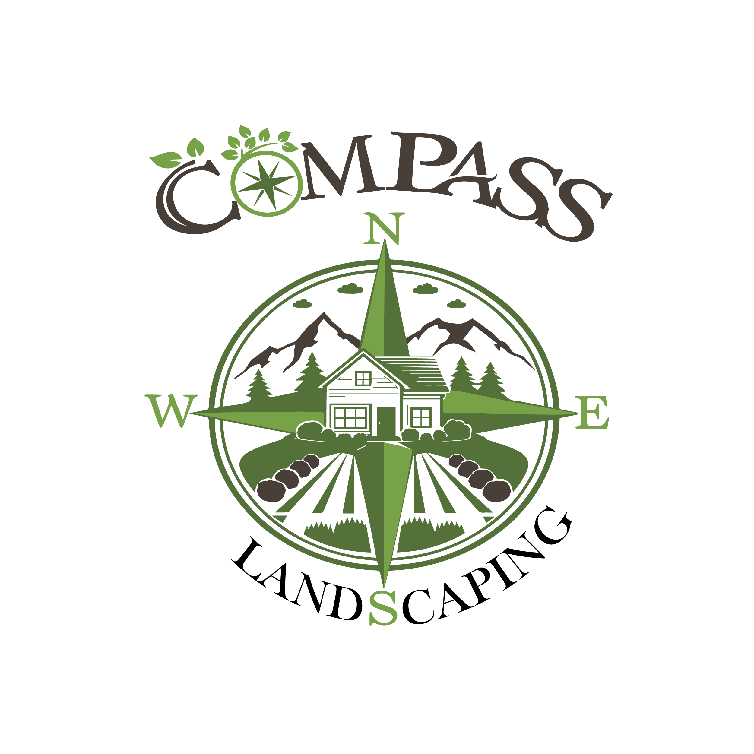 Compass Landscaping Logo